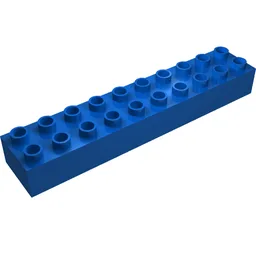 Duplo Brick 2 x 10 / Blue