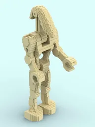 Minifigure Battle Droid Sculpture