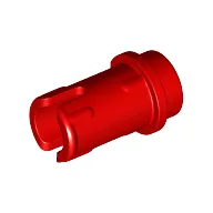 Technic Pin 1/2 with Friction / Red