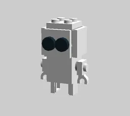 2x2 BrickHeadz Template