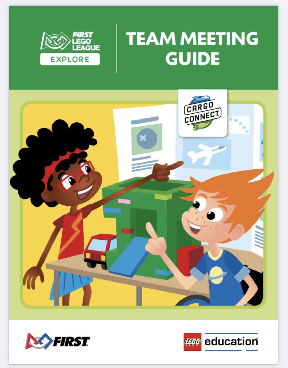 Lego CARGO CONNECT Team Meeting Guide (FLL Explore)