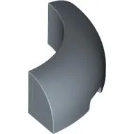 Brick Round Corner 3 x 3 x 1 No Studs / Sand Blue