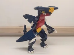 Flying hammer-head shark