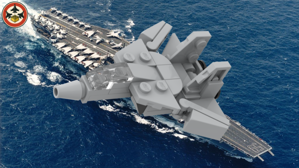 Lego F-14 Keychain
