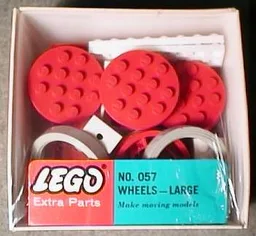 4 large wheels