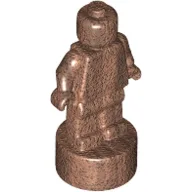 Minifig Trophy Statuette / Metallic Copper