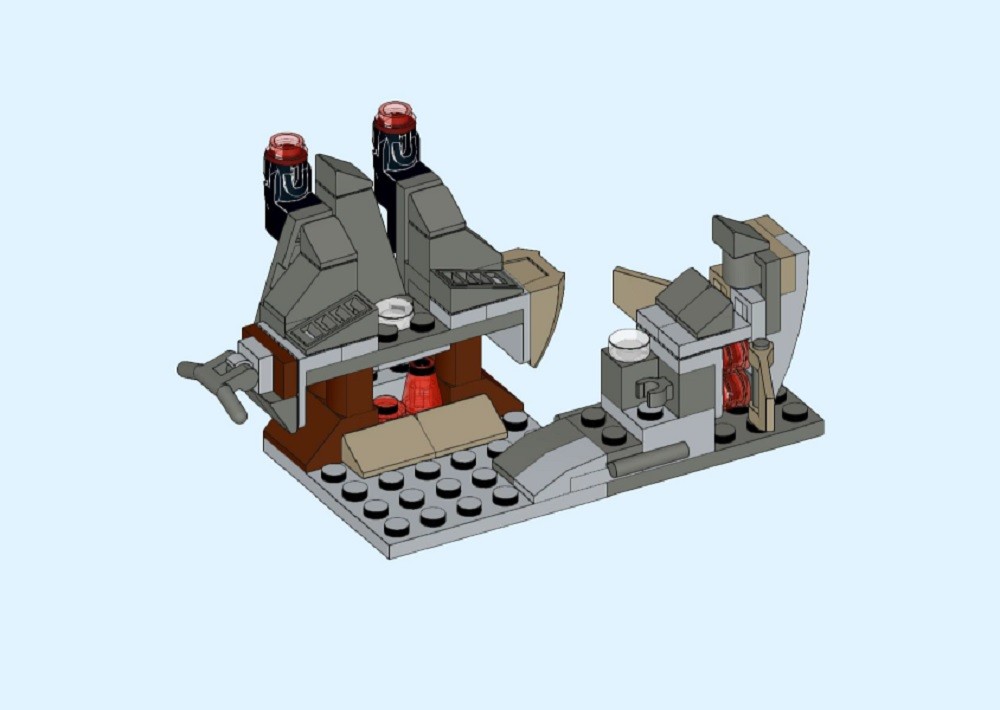 Lego Mandalorian forge workstation