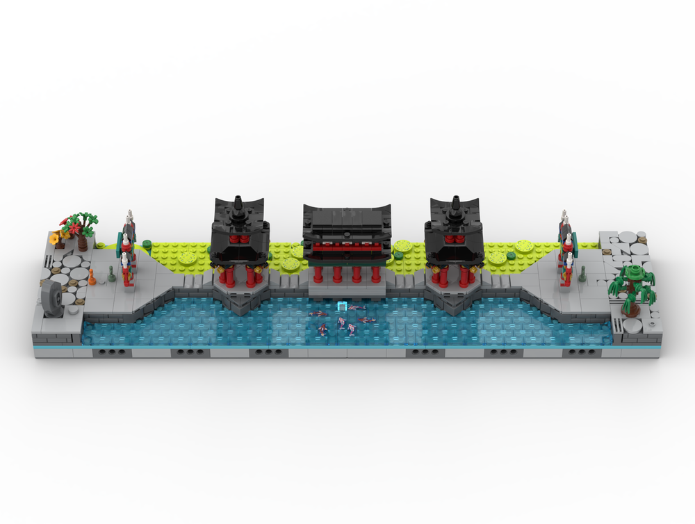 Lego Chengde Mountain Resort · Shuixinxie Bridge | 1:120 Imperial Chinese Landscape Masterpiece | 1155 pcs