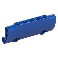 Lego Technic Panel Curved 7 x 3 with 2 Pin Holes through Panel Surface / Blue