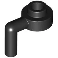 Plate Special Round 1 x 1 with Vertical Bar / Black