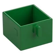 Duplo Drawer 2 x 2 with Pull Handle / Green