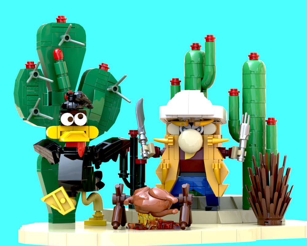 Lego Yosemite Sam & Daffy Duck