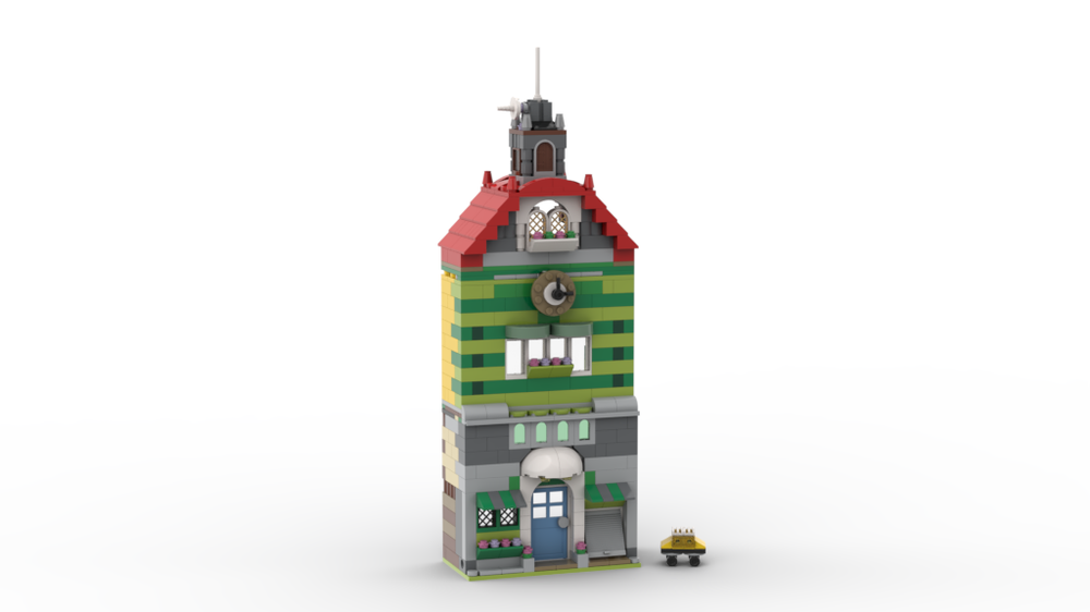 Lego 11004 11005 Green-grey House
