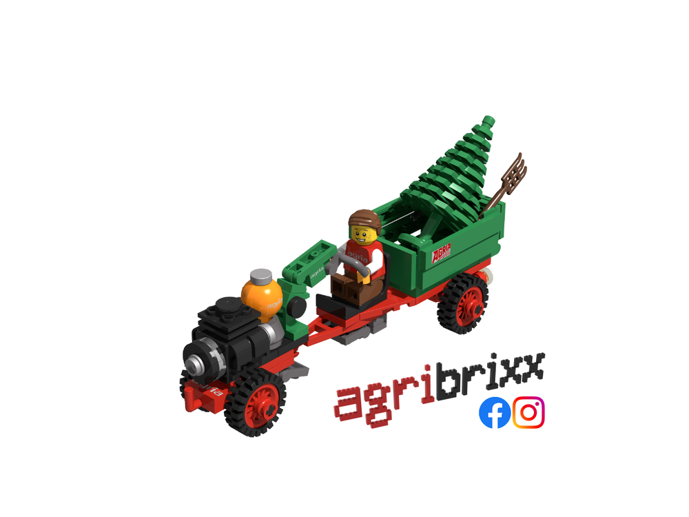Lego agria 1700 with trailer