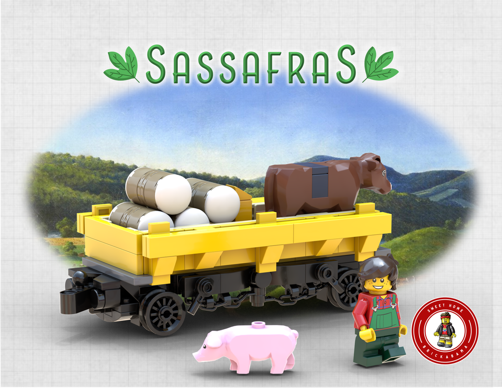 Lego SHB Sister Steamers - Series #1: 1839 - Open Wagon