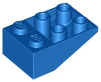Brick Sloped Inverted 33° 3 x 2, No Connections between Studs, Ovoid Bottom Pin