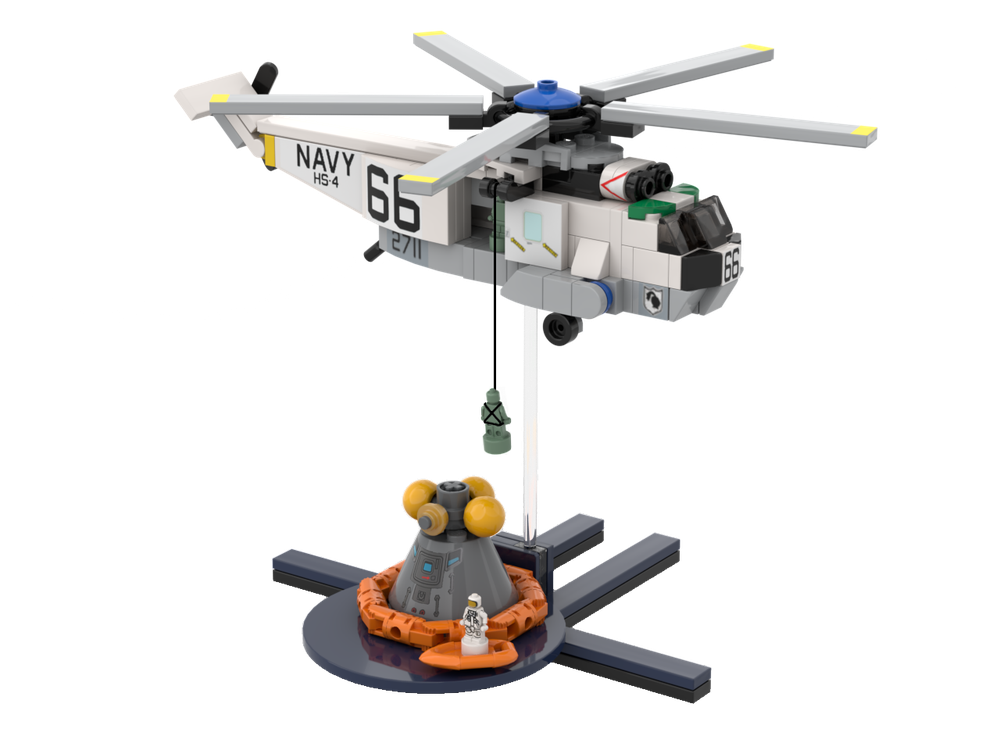 Lego Apollo recovery Helicopter 66