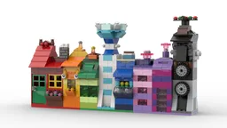 10695 Rainbow houses