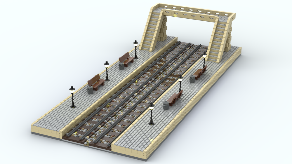 Lego Train Station Platform