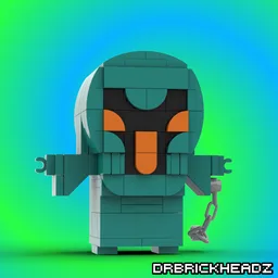 Green Ghost (Scooby Doo) Custom Brickheadz