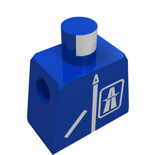 Lego Torso Highway Print