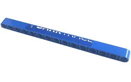 Technic, Liftarm Thick 1 x 15 with White 'DARKTRACE' Bottom Half Pattern (Sticker) - Set 42141