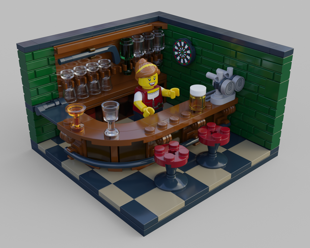 Lego Irish Pub Scene