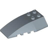 Lego Brick Wedged, Curved 6 x 4 Triple / Sand Blue