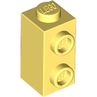 Lego Brick Special 1 x 1 x 1 2/3 with Studs on 1 Side / Bright Light Yellow