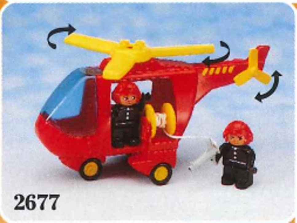 Lego Fire Helicopter