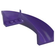 Lego Slide Curved 180° / Dark Purple