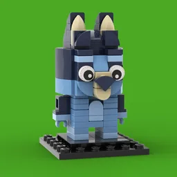 Bluey Brickheadz - Miniature Scale
