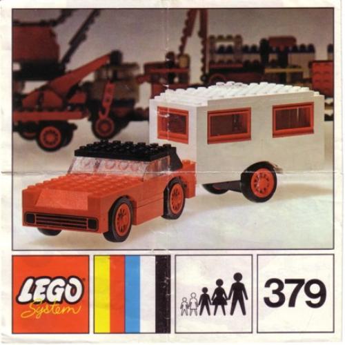 Lego Car and Caravan