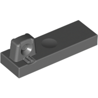 Lego Hinge Tile 1 x 3 Locking with 1 Finger on Top / Dark Bluish Gray