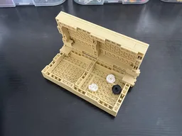 Portable checker game