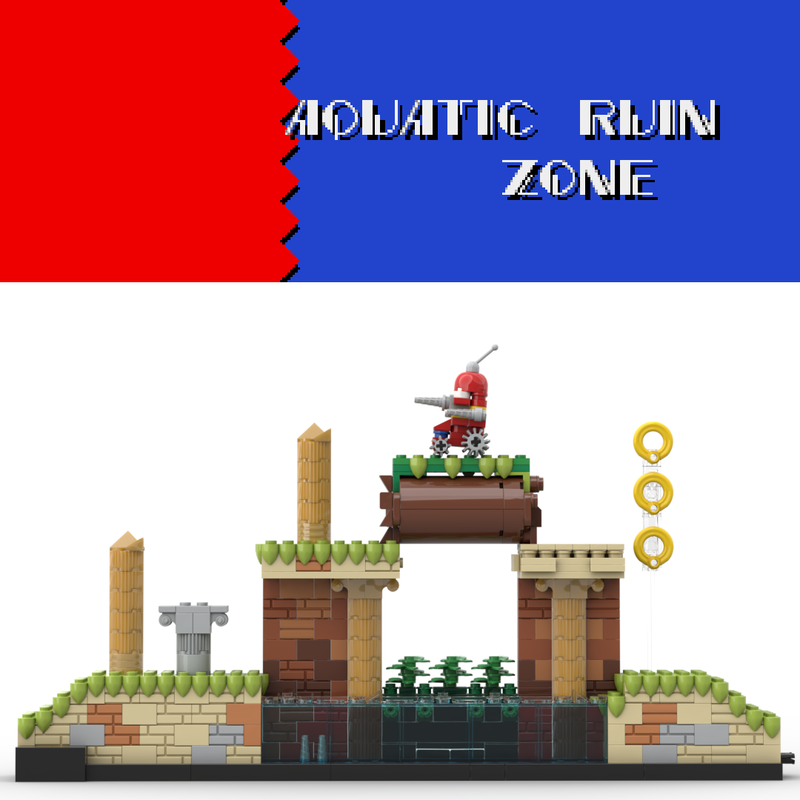 Lego Aquatic Ruin Zone - Extension for 21331