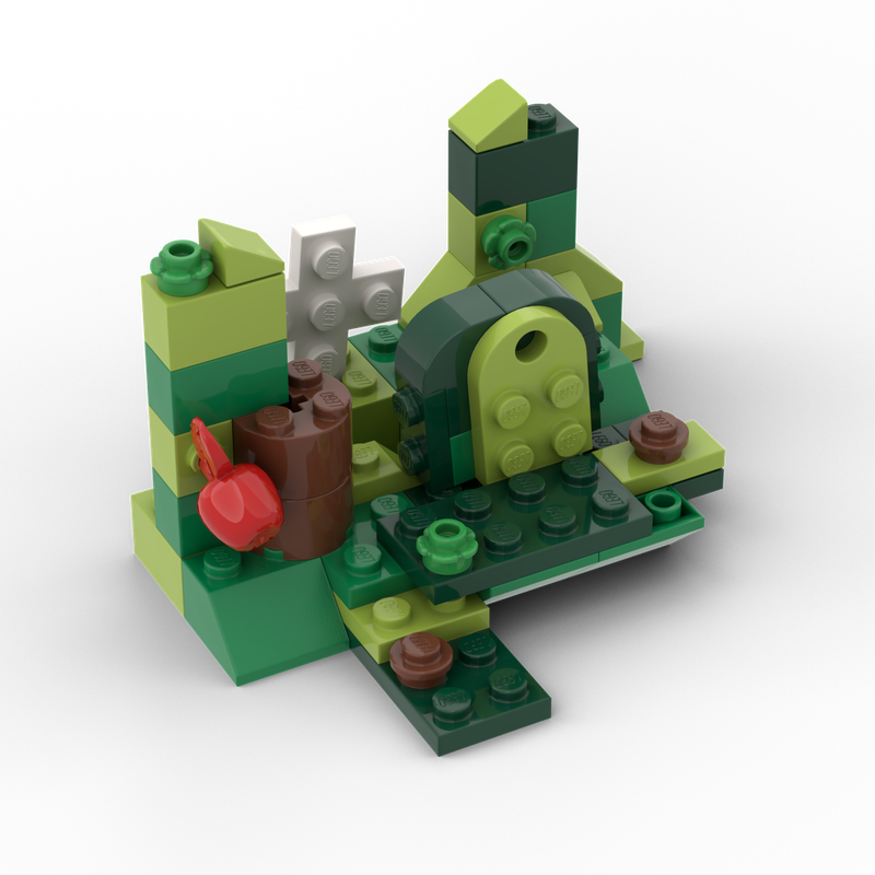 Lego Hilltop Churchyard