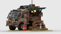 Doomsday style ——merchant cart that flows inside the camp