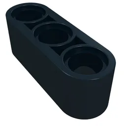 Technic Beam 1 x 3 Thick / Black