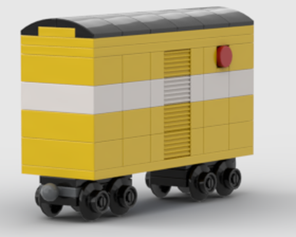 Lego Roller Freight Boxcar