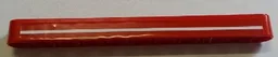 Technic, Liftarm Thick 1 x 11 with White Line on Red Background Pattern (Sticker) - Set 8258