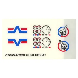 Sticker Sheet for Set 6614-1 / [No Color/Any Color]