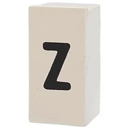 Tile Special 1 x 2 x 5/6 with Stud Hole in End with 'z' Print
