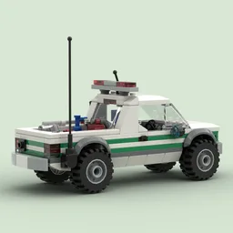 Forest Fire Service Patrol Pickup