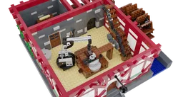 Timber-framed mill