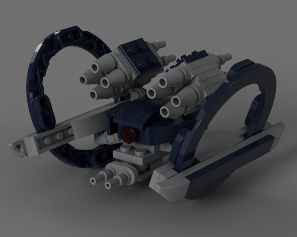 Lego Hailfire droid microfighter