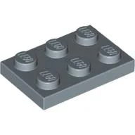 Plate 2 x 3 / Sand Blue