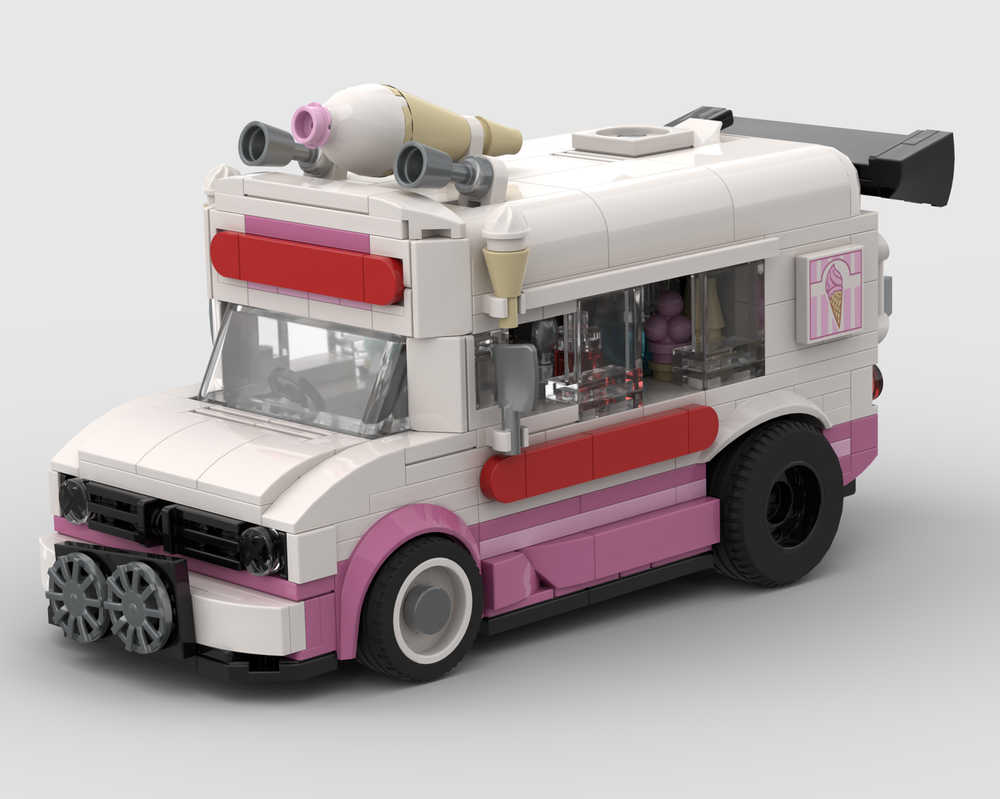 Lego 1974 Bedford CF Ice Cream Rocket Van