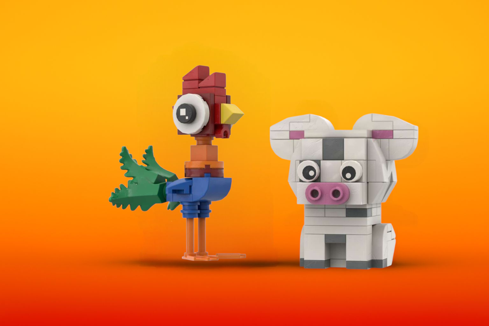 Lego Hei hei and Pua