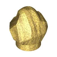 Rock 1 1/3 x 1 1/3 x 1 / Pearl Gold